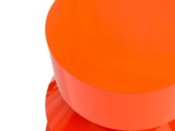 Mesa auxiliar de MDF - Naranja lacado - NIDIMA