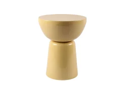 Mesa auxiliar de metal - Amarillo claro brillante - MENIRO