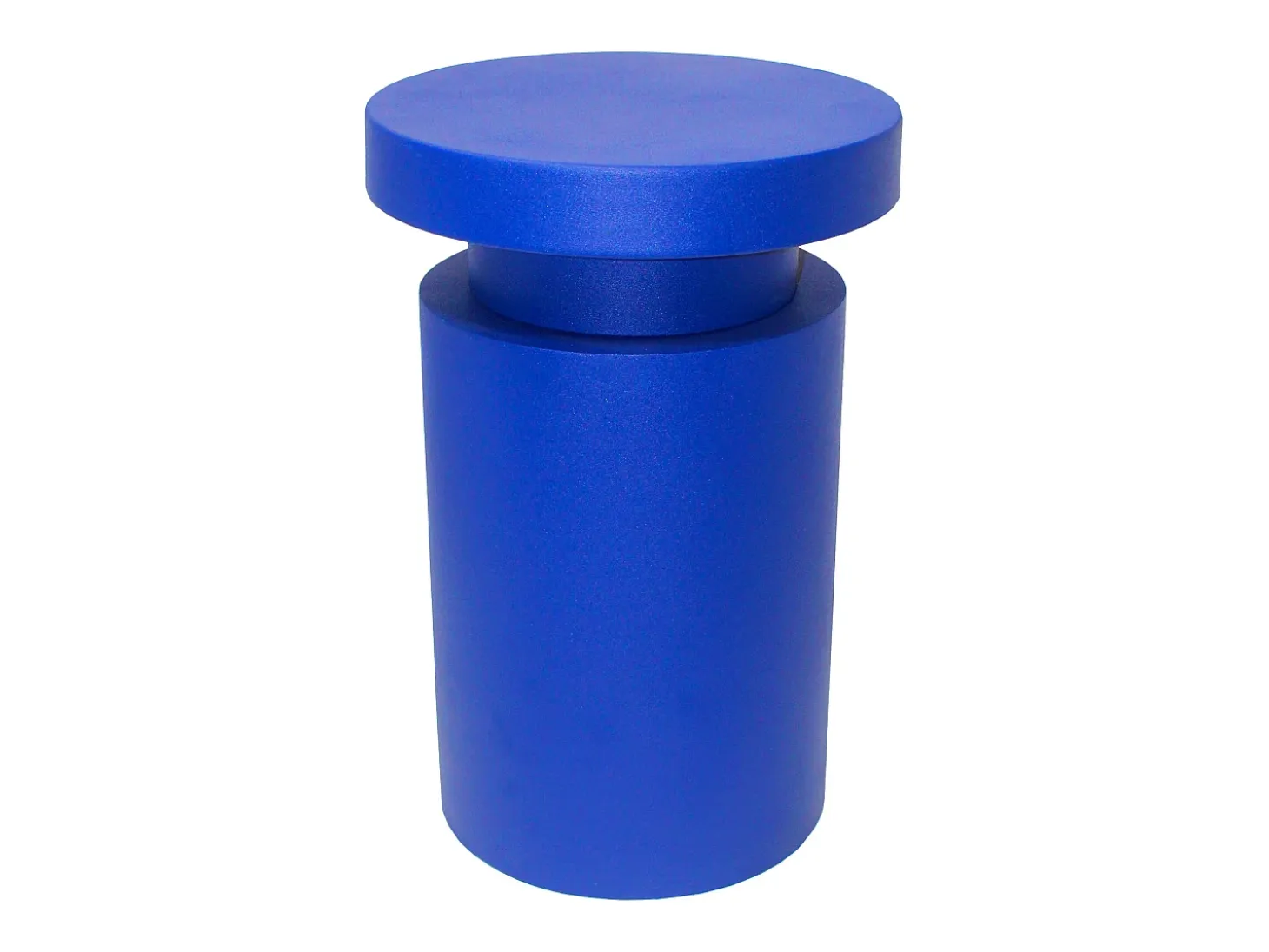 Mesa auxiliar de metal - Color: Azul - RIDALIA