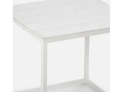 Mesa auxiliar de Metal Blanco 50 x 52- Brena