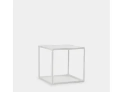 Mesa auxiliar de Metal Blanco 50 x 52- Brena