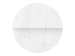Mesa auxiliar de mármol – blanco – Swan