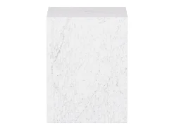 Mesa auxiliar de mármol – blanco – Dove Low