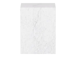 Mesa auxiliar de mármol – blanco – Dove Low