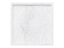 Mesa auxiliar de mármol – blanco – Crow