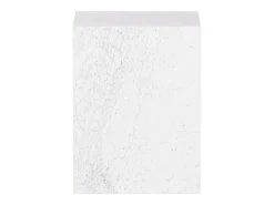 Mesa auxiliar de mármol – blanco – Falcon