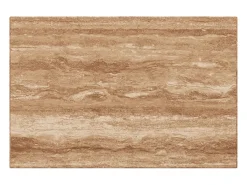 Mesa auxiliar de travertino – nogal – Heron Wide