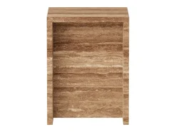 Mesa auxiliar de travertino – nogal – Falcon