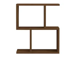 Mesa auxiliar decorada en madera de nogal L45 cm - ZET