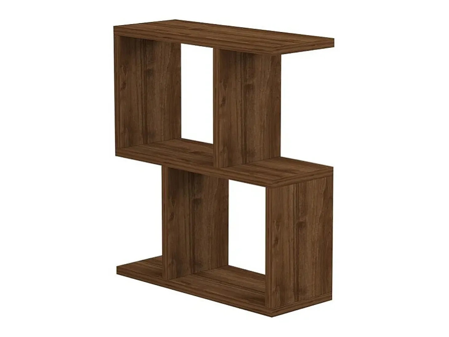 Mesa auxiliar decorada en madera de nogal L45 cm - ZET