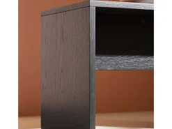 Mesa auxiliar Juni negra.
