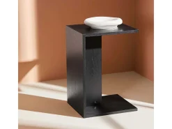 Mesa auxiliar Juni negra.