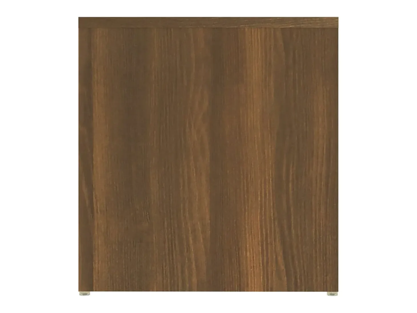 Mesa auxiliar madera contrachapada roble marrón 59x36x38 cm