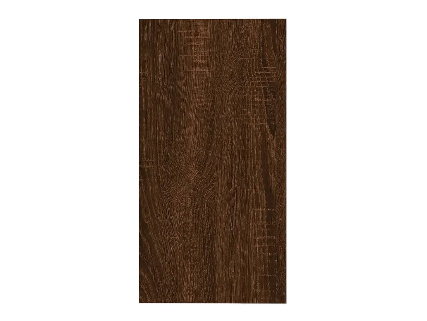 Mesa auxiliar madera contrachapada roble marrón 50x26x50 cm