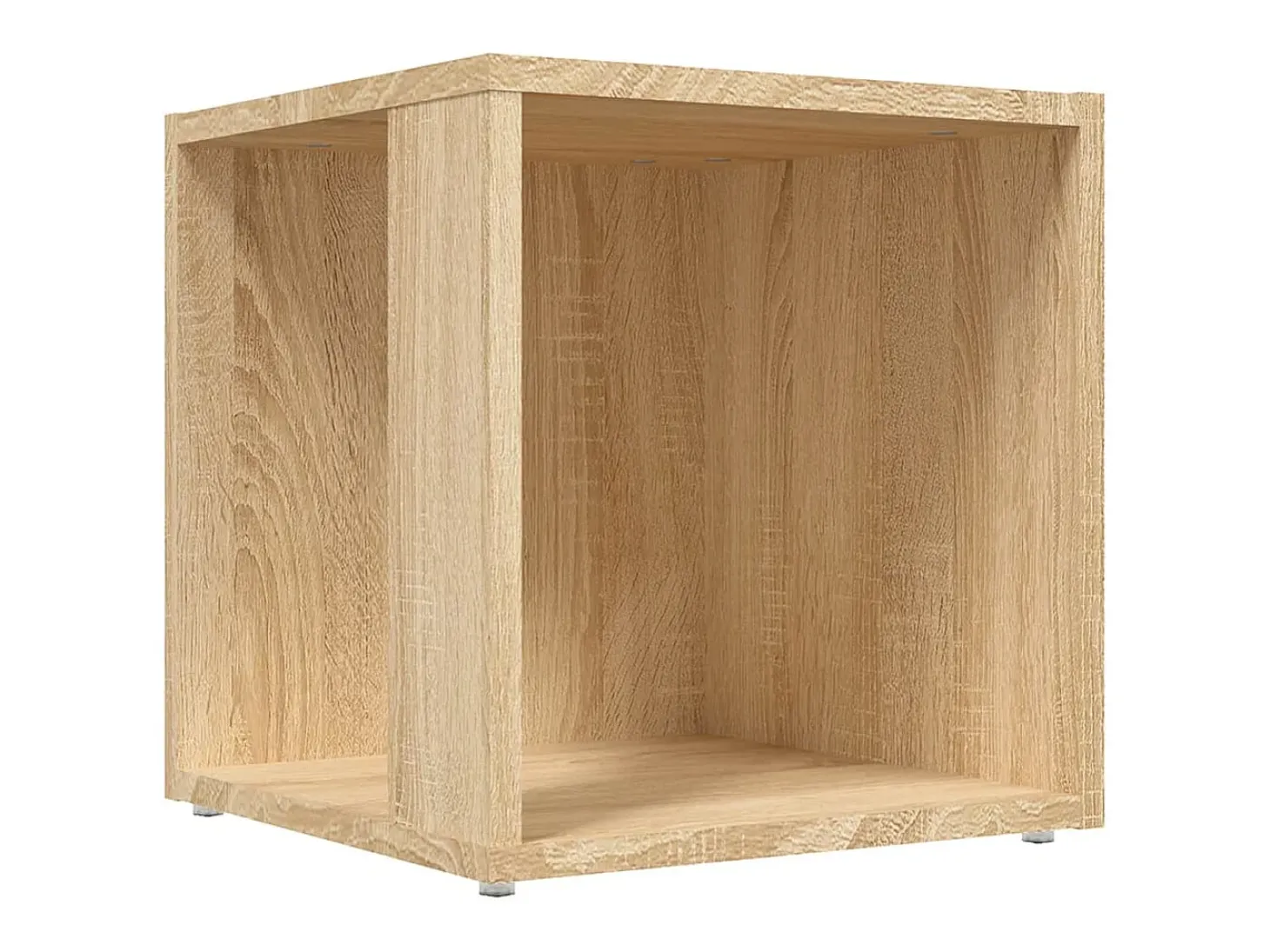Mesa auxiliar madera contrachapada roble Sonoma 33x33x34,5 cm ES159242
