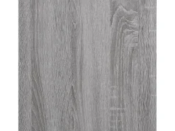 Mesa auxiliar madera contrachapada gris Sonoma 50x35x52 cm