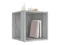 Mesa auxiliar madera contrachapada gris Sonoma 33x33x34,5 cm ES587171