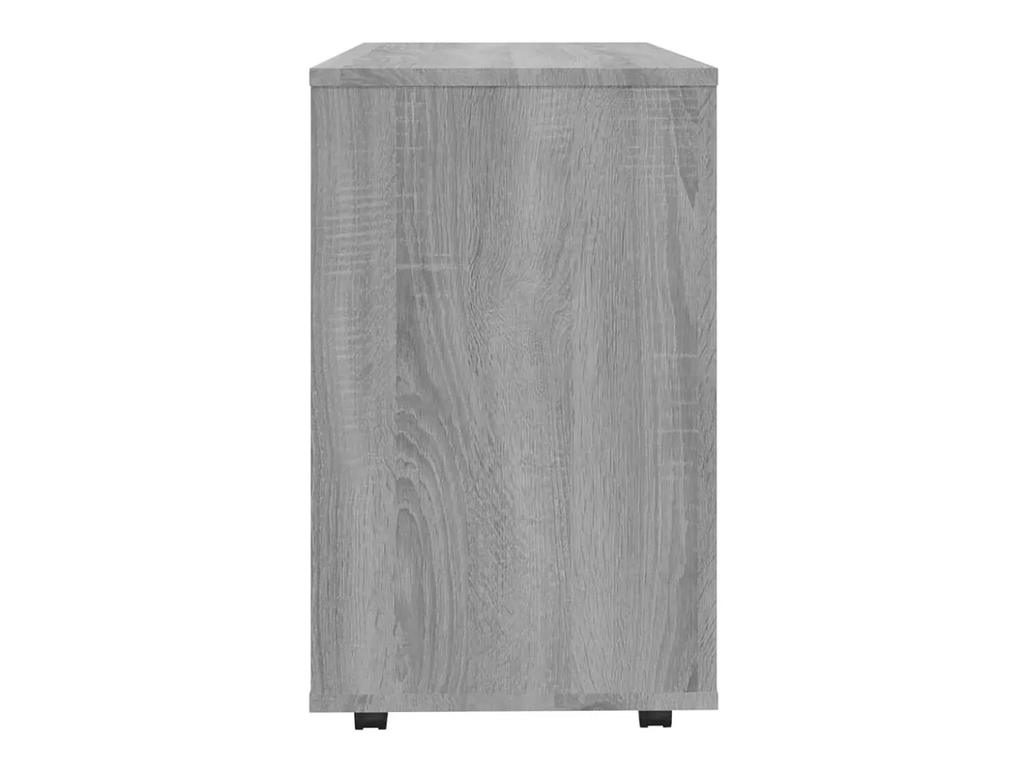 Mesa auxiliar madera contrachapada gris Sonoma 70x35x55 cm