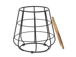 Mesa auxiliar MCW-A80 de madera auténtica