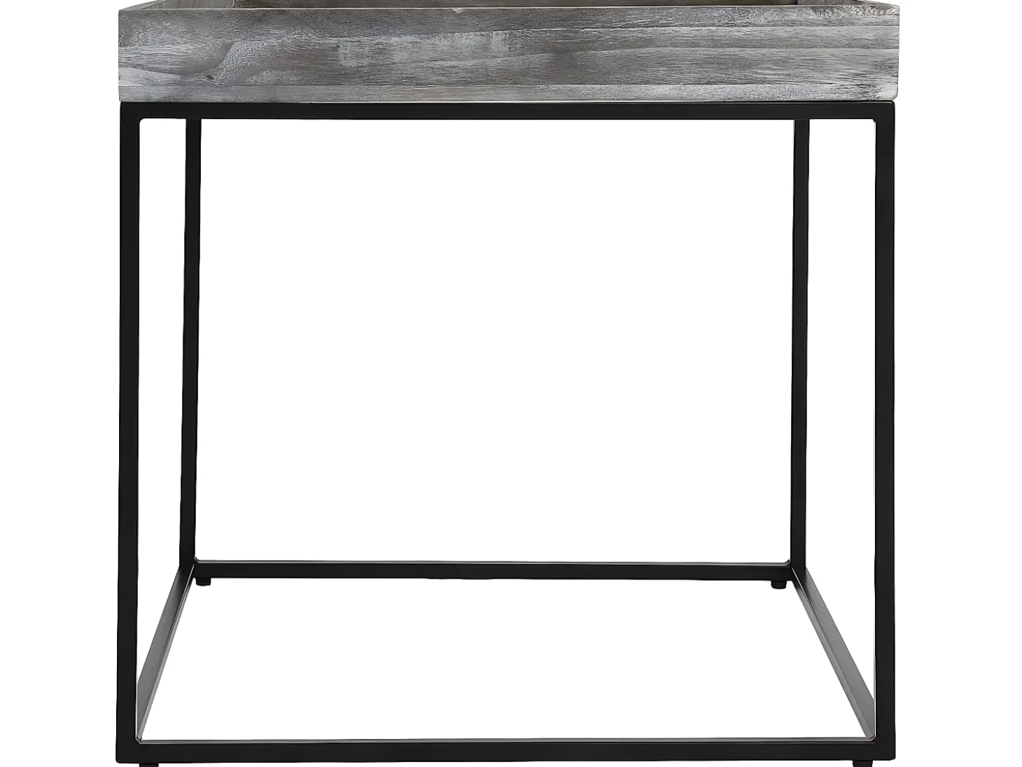 Mesa auxiliar MCW-K71, gris oscuro