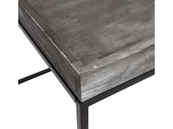 Mesa auxiliar MCW-K71, gris oscuro