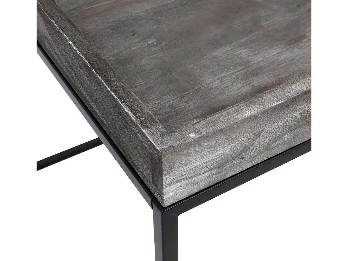 Mesa auxiliar MCW-K71, gris oscuro