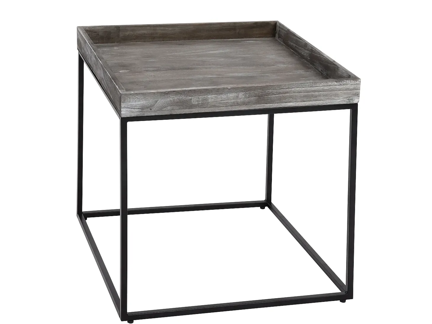 Mesa auxiliar MCW-K71, gris oscuro