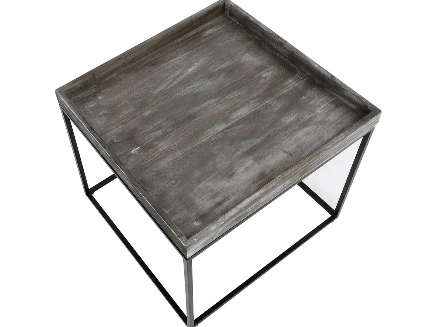 Mesa auxiliar MCW-K71, gris oscuro
