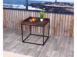Mesa auxiliar MCW-K71, marrón oscuro