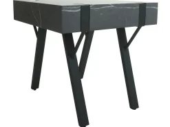 Mesa auxiliar MCW-L54, aspecto mármol gris