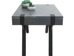 Mesa auxiliar MCW-L54, aspecto mármol gris