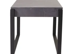 Mesa auxiliar MCW-L53, aspecto mármol gris