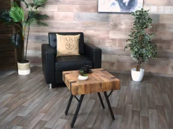 Mesa auxiliar MCW-L54, roble silvestre oscuro