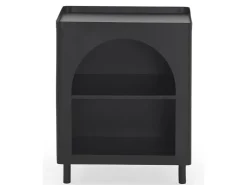 Mesa auxiliar metalica negra