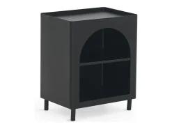 Mesa auxiliar metalica negra