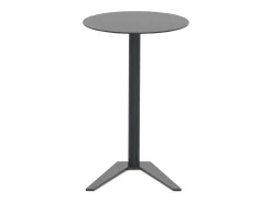 Mesa auxiliar metalica negra