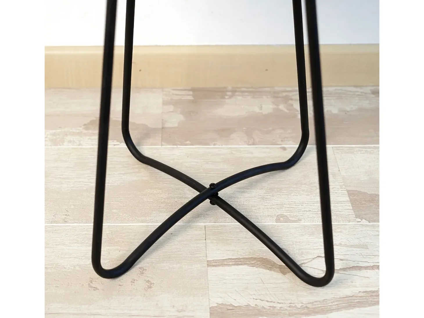Mesa auxiliar MOA Vinthera acero verde claro Ø38x49 cm