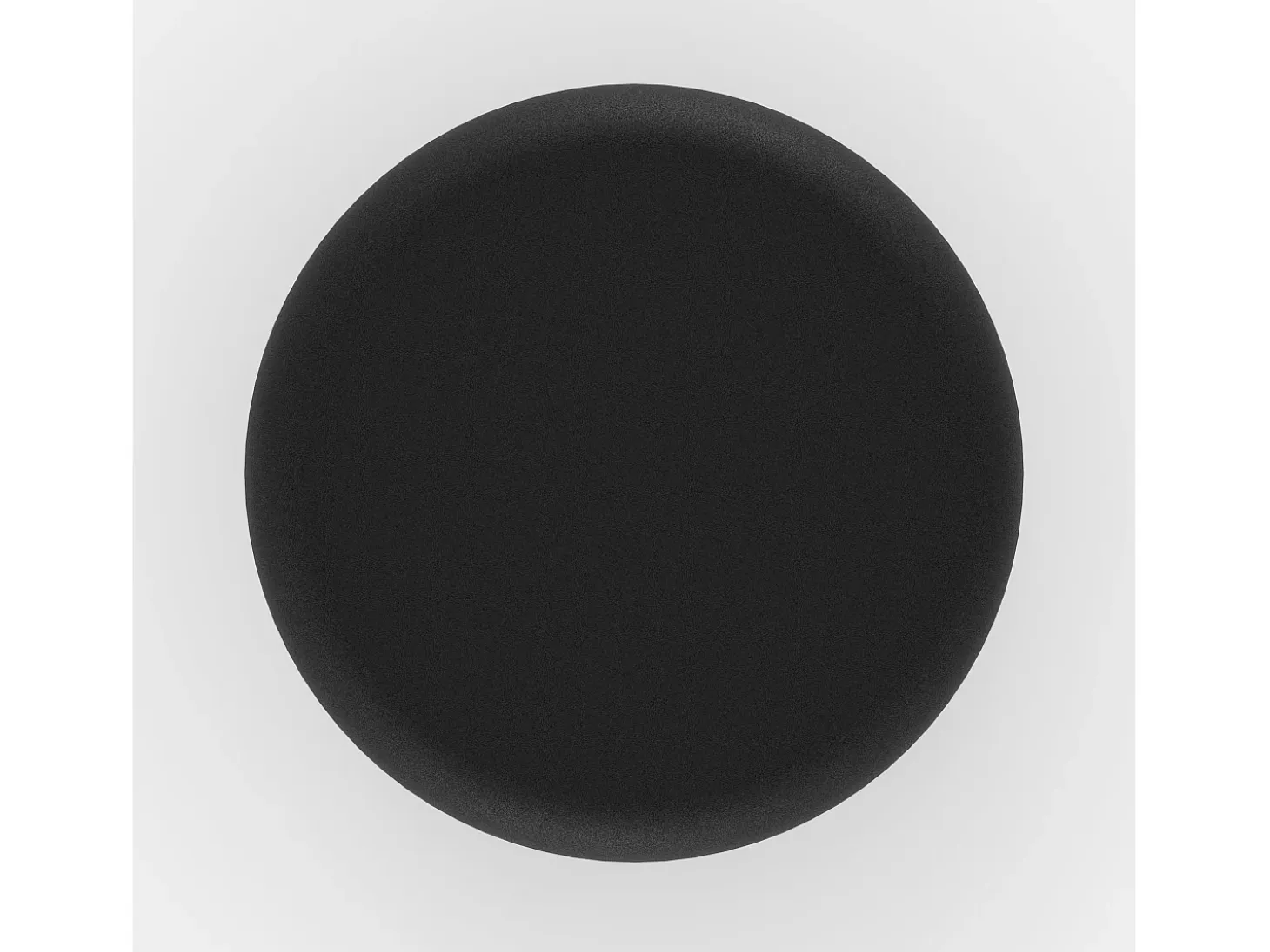 Mesa auxiliar redonda de metal negro - Cléo
