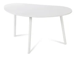 Mesa auxiliar 84x43,5x50 cm blanca