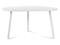 Mesa auxiliar 84x43,5x50 cm blanca