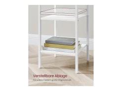 Mesa auxiliar 35x35x70 cm blanca