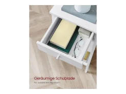 Mesa auxiliar 35x35x70 cm blanca
