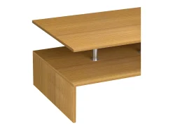 Mesa auxiliar y mesa de centro Maliso Blanco AL. 42 x AN. 90 x P. 60 cm