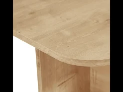 Mesa baja rectangular con tablero de bordes redondeados L120 cm - BECAJ