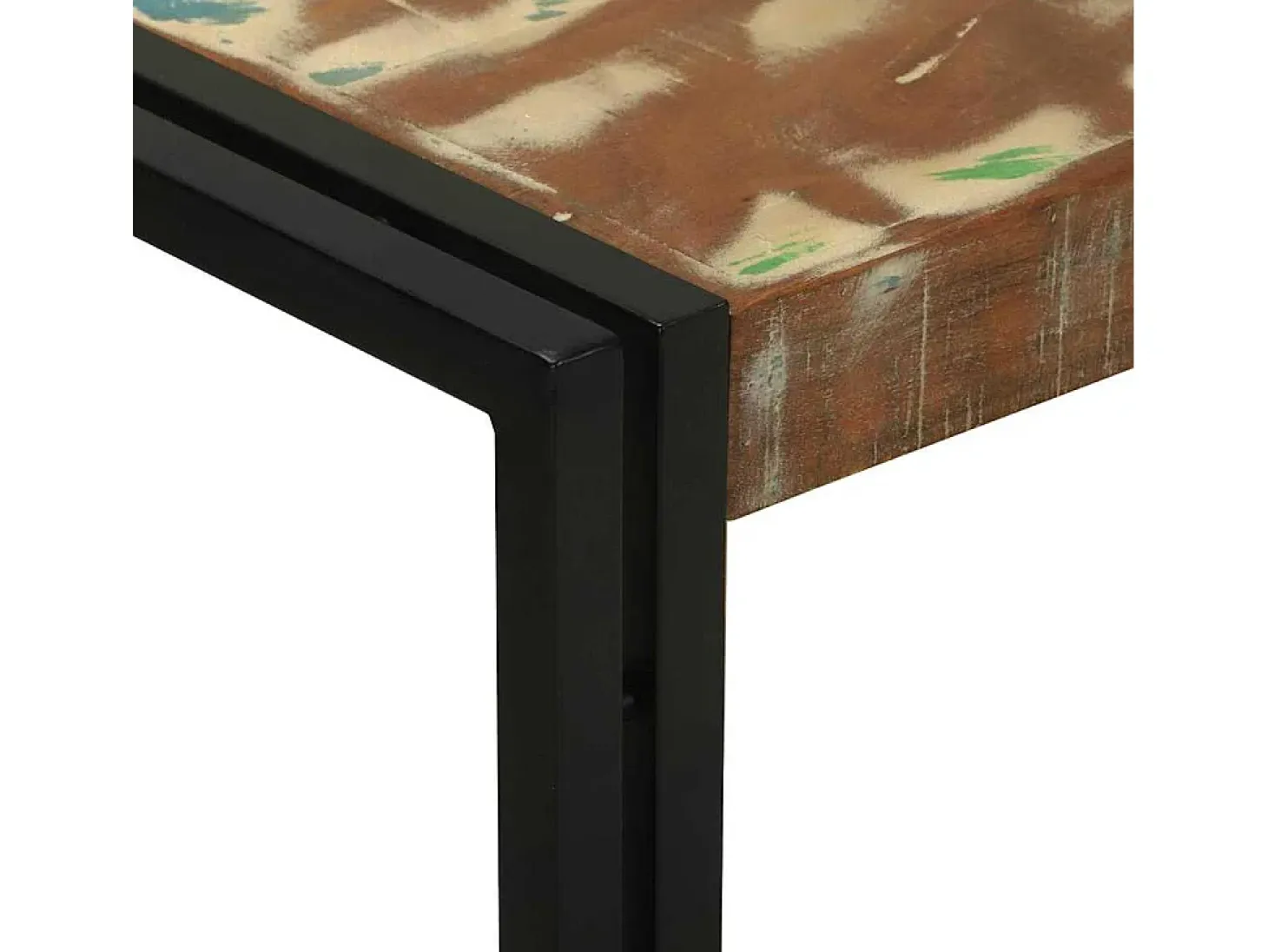 Mesa Consola 120 x 33 x 75 cm madera maciza reciclada
