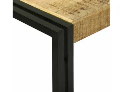Mesa Consola 120 x 33 x 75 cm Madera maciza de mango rugosa