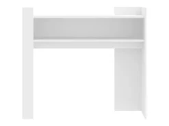 Mesa consola blanca 100x35x90 cm madera de ingeniería