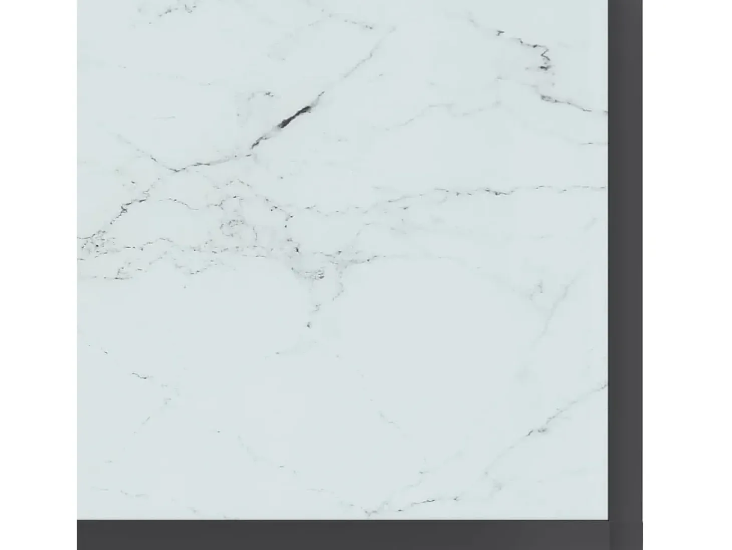 Mesa consola Blanca 200x35x75,5 cm Cristal templado