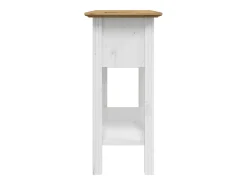 Mesa consola BODO madera maciza de pino marrón 91x35x74 cm ES988281