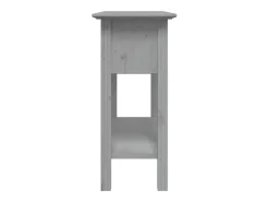 Mesa consola BODO madera maciza de pino gris 91x35x74 cm ES203101